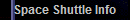 Space Shuttle Info